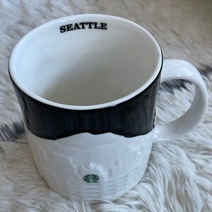 Starbucks Black and White Seattle Mug 2012